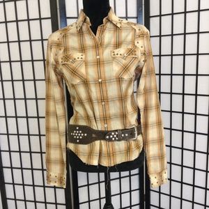 Women's western style casual top.